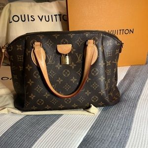 Louis Vuitton Rivoli MM monogram coated canvas shoulder bag